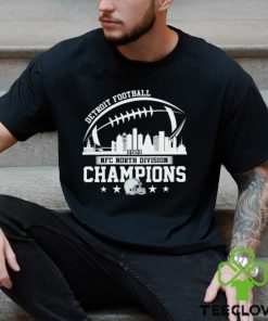 Detroit Football Skyline 2023 NFC North Champions Shirt