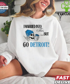 Detroit Football Sweatshirt, I married into this, Funny Detroit Football, Detroit Football Gift Shirt