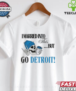 Detroit Football Sweatshirt, I married into this, Funny Detroit Football, Detroit Football Gift Shirt