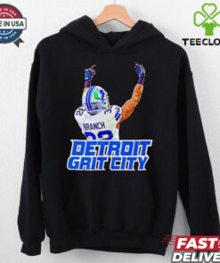 Detroit Grit City Brian Branch Middle Finger shirt