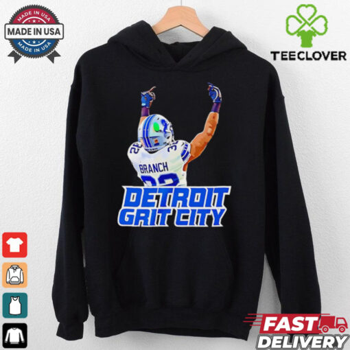 Detroit Grit City Brian Branch Middle Finger shirt