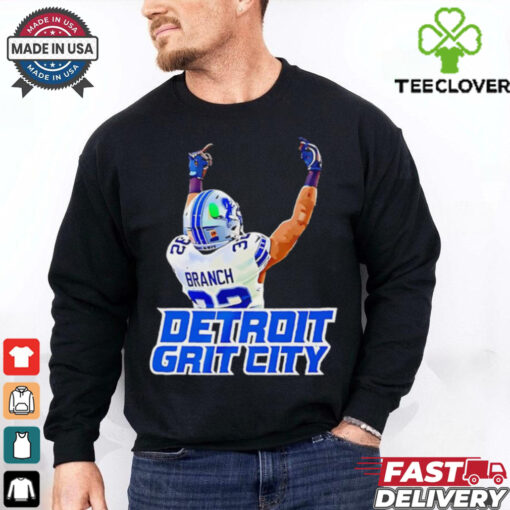 Detroit Grit City Brian Branch Middle Finger shirt