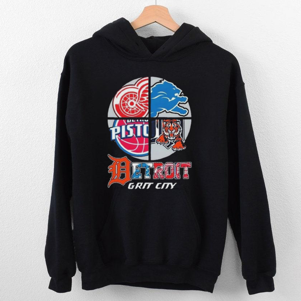 Detroit Grit City Red Wings Lions Tigers And Pistons Logo 2025 Shirt Detroit Grit City Red Wings Lions Tigers And Pistons Logo 2025 Shirt