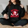 Detroit Hockey Skull NHL Team classic hoodie, sweater, longsleeve, shirt v-neck, t-shirt