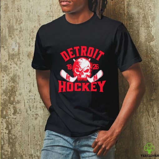 Detroit Hockey Skull NHL Team classic shirt
