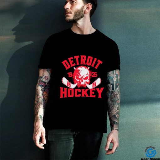 Detroit Hockey Skull NHL Team classic shirt
