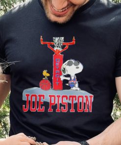 Detroit Joe Pistons Snoopy shirt
