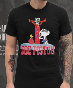 Detroit Joe Pistons Snoopy shirt