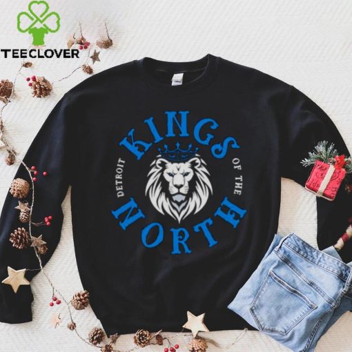 Detroit King Of The North Lions Football logo official hoodie, sweater, longsleeve, shirt v-neck, t-shirt