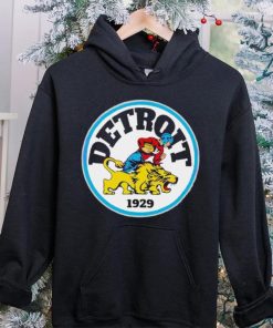 Detroit Lions 1929 Player and lion Logo Shirt