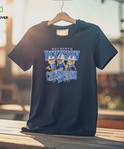 Detroit Lions 2023 NFC North Division Champions Big Head Players Signatures Essentials T Shirt