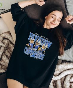 Detroit Lions 2023 NFC North Division Champions Big Head Players Signatures Essentials T Shirt