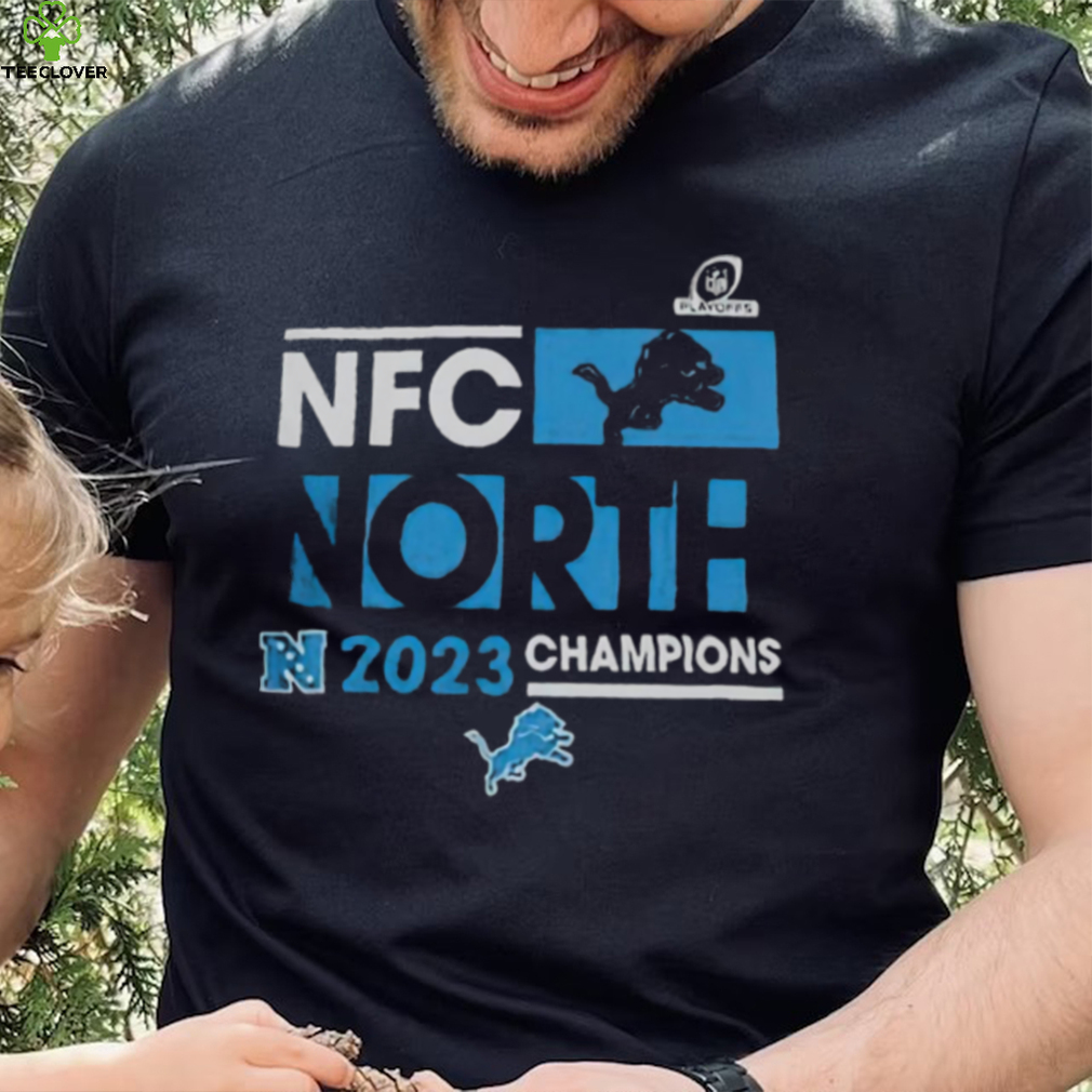 Detroit Lions 2023 NFC North Division Champions Plus Size Conquer T Shirt Detroit Lions 2023 NFC North Division Champions Plus Size Conquer T Shirt
