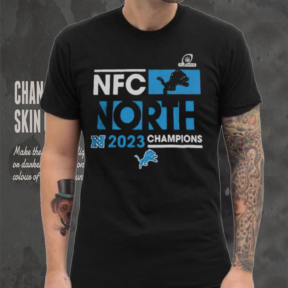 Detroit Lions 2023 NFC North Division Champions Plus Size Conquer T Shirt Detroit Lions 2023 NFC North Division Champions Plus Size Conquer T Shirt