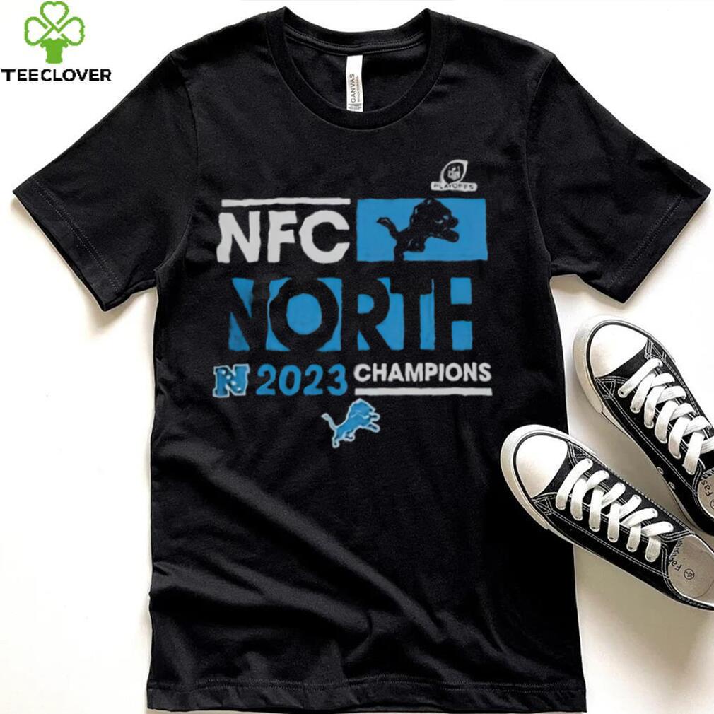 Detroit Lions 2023 NFC North Division Champions Plus Size Conquer T Shirt Detroit Lions 2023 NFC North Division Champions Plus Size Conquer T Shirt