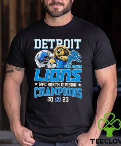 Detroit Lions 2023 NFC North Division Champions Roary Mascot One Pride Shirt