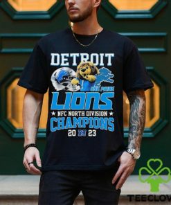 Detroit Lions 2023 NFC North Division Champions Roary Mascot One Pride Shirt