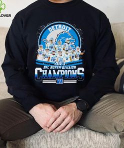 Detroit Lions 2023 NFC North Division Champions player signatures hoodie, sweater, longsleeve, shirt v-neck, t-shirt