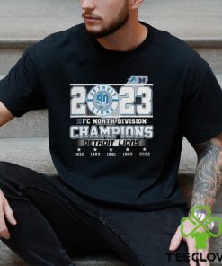 Detroit Lions 2023 North Division Champions 90 seasons sports shirt