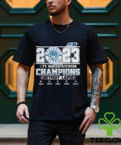 Detroit Lions 2023 North Division Champions 90 seasons sports shirt