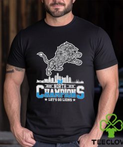 Detroit Lions 2023 Skyline North Champions Let’s Go Lions Shirt