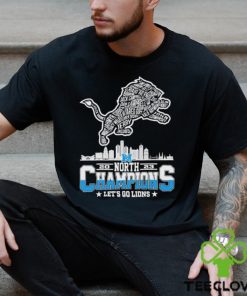 Detroit Lions 2023 Skyline North Champions Let’s Go Lions Shirt