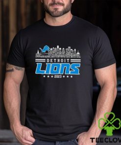 Detroit Lions 2023 Skyline Players Name Shirt