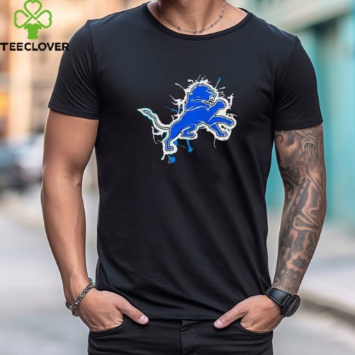 Detroit Lions 2024 Airbrush Art Design T Shirt