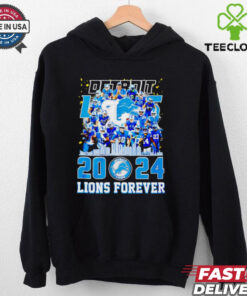 Detroit Lions 2024 Lions forever city skyline shirt