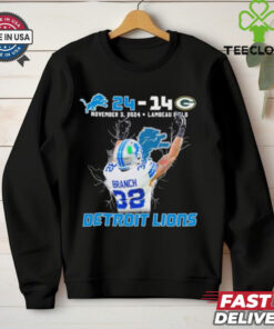 Detroit Lions 24 10 Green Bay Packers November 3, 2024 Shirt