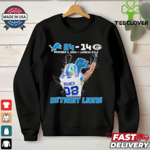 Detroit Lions 24 10 Green Bay Packers November 3, 2024 Shirt