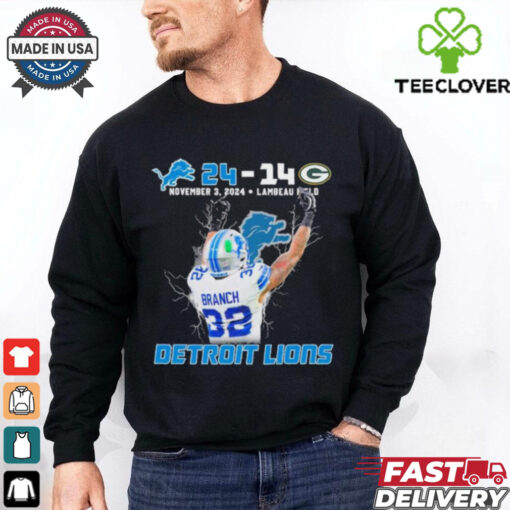 Detroit Lions 24 10 Green Bay Packers November 3, 2024 Shirt