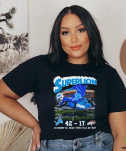 Detroit Lions 42 17 Denver Broncos Superlion December 16, 2023 Shirt 2 Detroit Lions 42 17 Denver Broncos Superlion December 16, 2023 Shirt