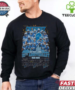 Detroit Lions 95th Anniversary 1930 2025 For Fans Limited T Shirt
