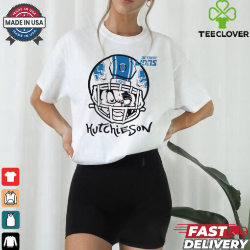 Detroit Lions Aidan Hutchieson Big Face cartoon shirt