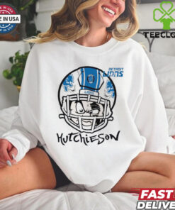 Detroit Lions Aidan Hutchieson Big Face cartoon shirt