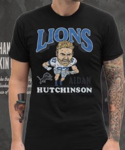 Detroit Lions Aidan Hutchinson Retro Detroit Lions T Shirt