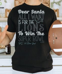 Detroit Lions All I Want To Win The Super BOWL T Shirt