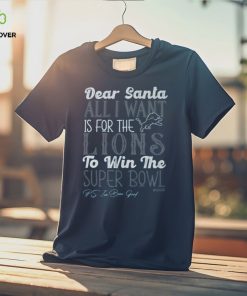 Detroit Lions All I Want To Win The Super BOWL T Shirt