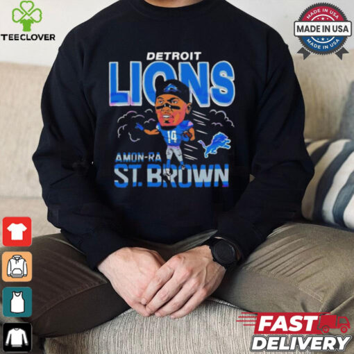 Detroit Lions Amon Ra St Brown Football Player T Shirt