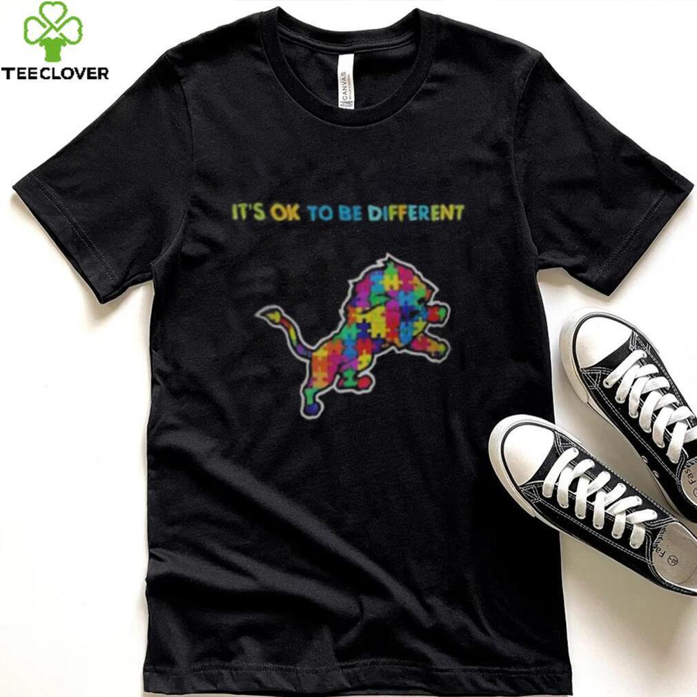 Detroit Lions Autism Its Ok To Be Different Shirt Detroit Lions Autism Its Ok To Be Different Shirt