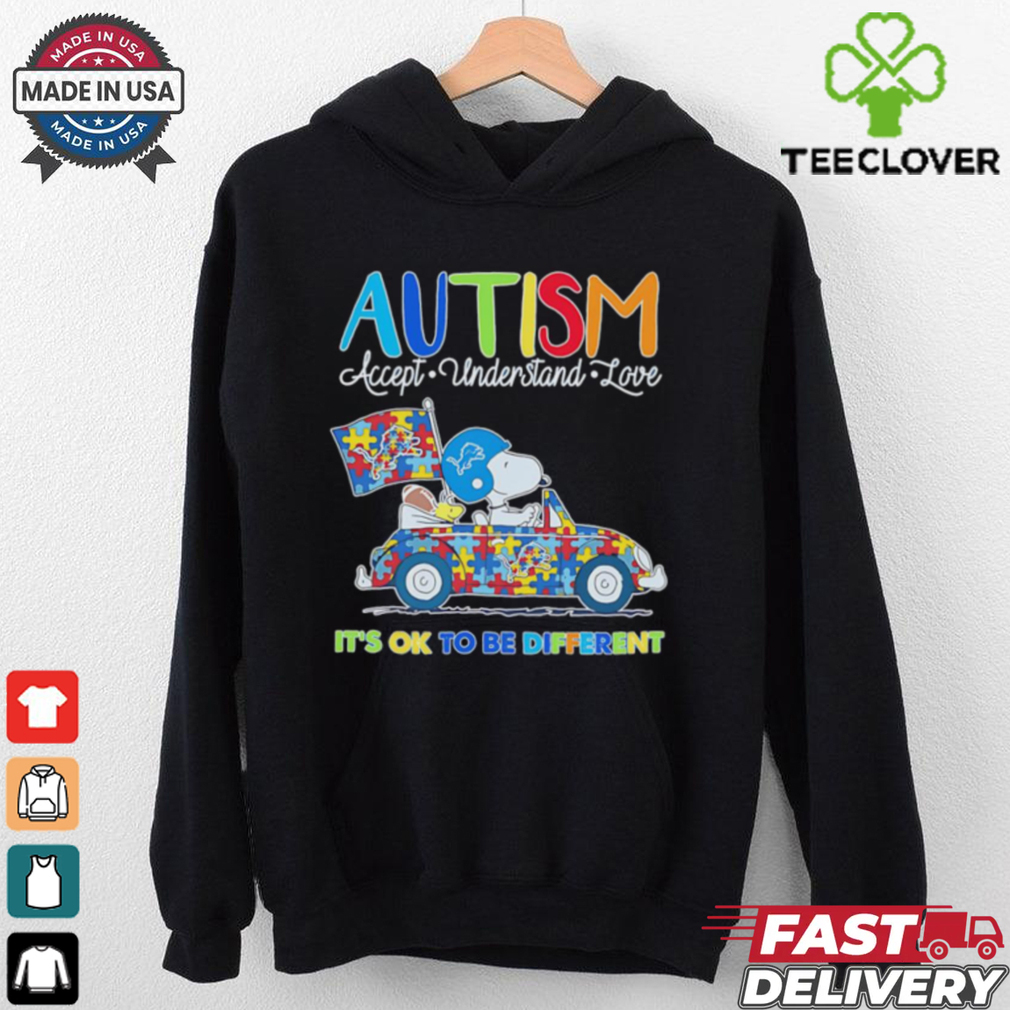 Detroit Lions Autism accept understand love it’s ok to be different shirt Detroit Lions Autism accept understand love it’s ok to be different shirt