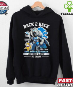 Detroit Lions Back To Back 2023 2024 NFC North Champions Go Lions Shirt