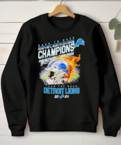 Detroit Lions Back To Back 2024 NFC North Champions Fear The Roar Shirt