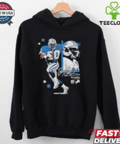 Detroit Lions Barry Sander signature 90s vintage shirt