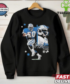 Detroit Lions Barry Sander signature 90s vintage shirt