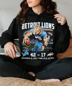 Detroit Lions Beat Denver Broncos 42 17 Finals Score Shirt