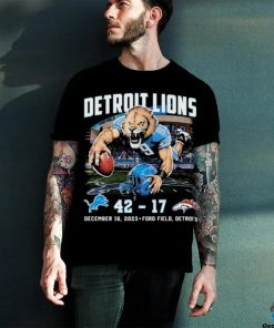 Detroit Lions Beat Denver Broncos 42 17 Finals Score Shirt