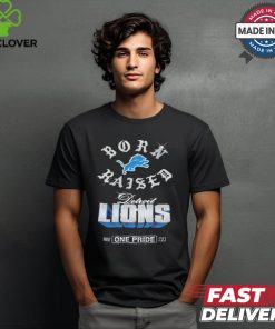 Detroit Lions Born x Raised Black Chrome Rocker Shirt 2 Detroit Lions Born x Raised Black Chrome Rocker Shirt