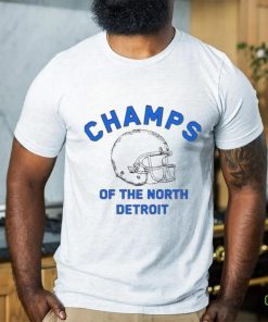 Detroit Lions Champions Of The North Detroit Helmet Shirt